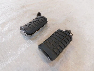 1983 Honda CB1000 CB1000C Left & Right Rear Passenger Footpeg Footrest Steps - Image 1 of 4
