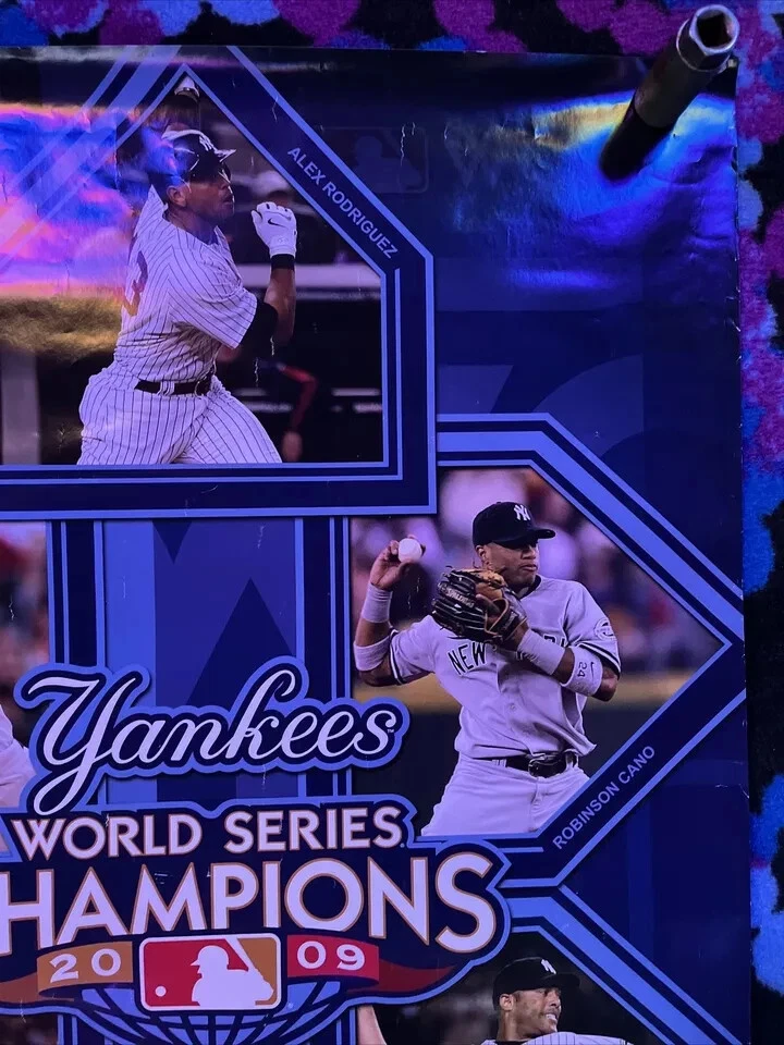 New York Yankees World Series Champions POSTER 2009 22" X 34" - New, sealed - Image 1 of 1