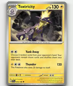 Pokemon Toxtricity 072/198 Scarlet & Violet Base Set NM/M - Picture 1 of 1