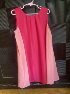 Maria Casero Fushcia Pink Swing Girls Party Dress Size 7 - Picture 1 of 3