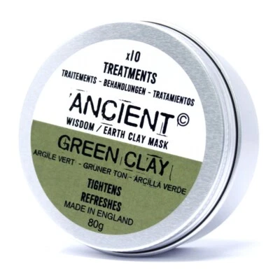 AW GREEN CLAY Face Mask Powder Preparation - Oily / Combination Skin 80g - Image 1 of 4