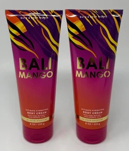 2 BATH & BODY WORKS BALI MANGO ULTIMATE HYDRATION CREAM LOTION 8OZ SHEA BUTTER - Picture 1 of 6