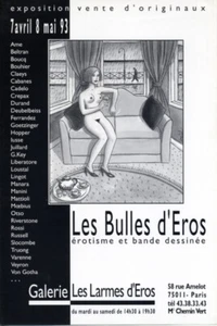 LOUSTAL TRACT ANNONCE EXPOSITION LES BULLES D'EROS - 1993 - Picture 1 of 1