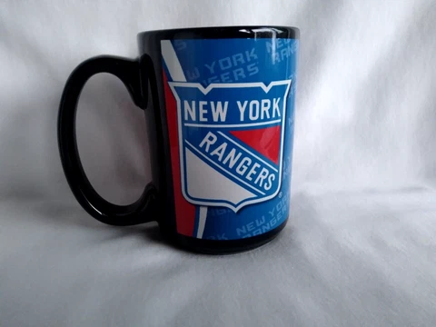 New York Rangers NYR Logo  NHL 15oz Cafe Coffee Mug(1) FREE SHIP Cover