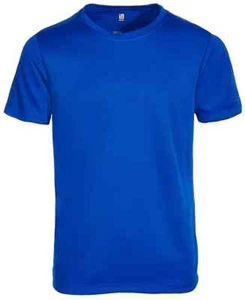 ID Ideology Core Training Shirt Big Boys' M Deep Cobalt Crew Neck Pullover S/S - Picture 1 of 14