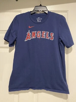 Camiseta Nike Angels Trout Niños XL 18-20 Azul Béisbol B108 Foto 1 de 4