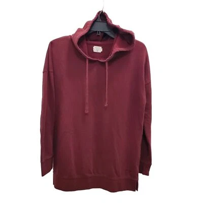 Volcom Men's Burgundy Rust Lived In Pullover Hoodie Sweatshirt Size XS - Image 1 of 4
