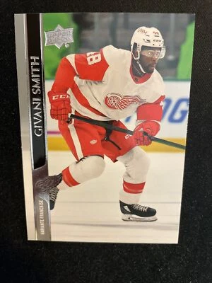 20-21 UD Extended Series Hockey French Parallel SP 548 Givani Smith - Image 1 of 2