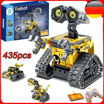 Technik Ferngesteuert Roboter für Kinder 3in1 435 Stk RC Bauspielzeug Dinosaurie - Bild 1 von 4