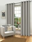 Blackout Eyelet Thermal Curtains Ring Top Fully Lined Solar Pair Ready Made Ties