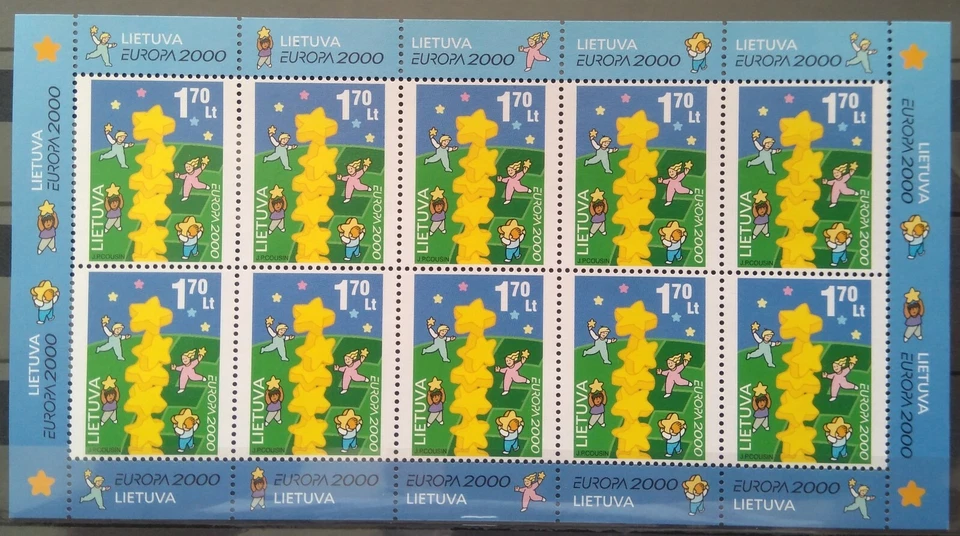 Lithuania miniature sheet - Europa_2000 - MNH. - Image 1 of 1