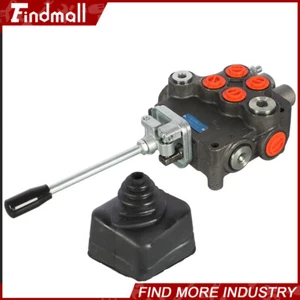 Hydraulic Directional Control Valve for Tractor Loader w/Joystick 21GPM 2Spool - Picture 1 of 19