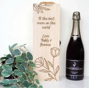 Scatola Vino Personalizzata per Festa della Mamma Regalo o Regalo Compleanno per Mamma Mamma Tata - Foto 1 di 9