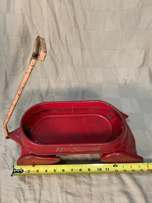 Vintage 1940s 1050s Hy Speed Hyspeed Wagon Pintura Original Flujo de Aire Scamp Desoto Foto 1 de 4