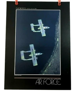 USAF United States Air Force Poster OV-10 BRONCOS OVER FLORIDA COAST 23"x17" NOS - Picture 1 of 8