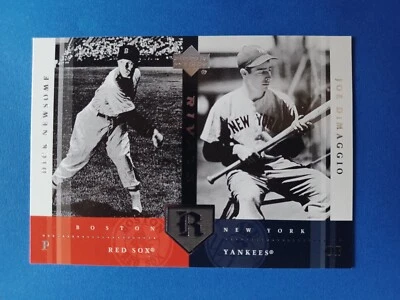 2004 UPPER DECK RIVALS DICK NEWSOME JOE DIMAGGIO #21 RED SOX VS YANKEES - Image 1 of 2