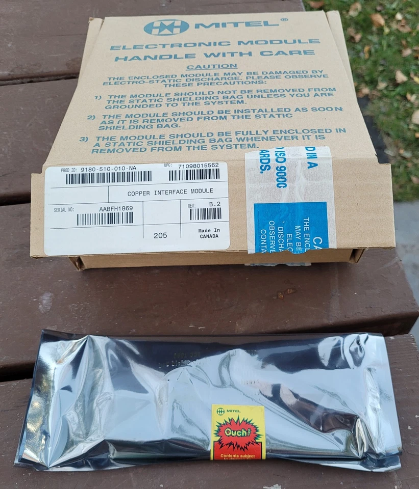 MÓDULO INTERFAZ COBRE MITEL 9180-510-010-NA - CAJA ABIERTA Foto 1 de 1