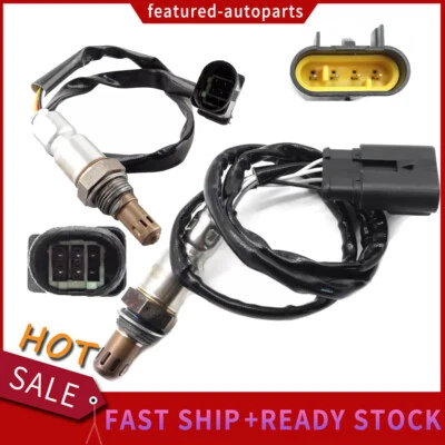 Sensor de oxígeno aguas arriba+abajo 2 piezas para Fiat 500 1,4 L 2012 2013 2014 2015 2016 2017 Foto 1 de 4