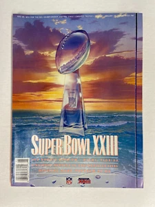 SUPER BOWL XXIII - CIN. BENGALS VS. SAN FRANCISCO  49ERS - OFFICAL GAME PROGRAM - Picture 1 of 2