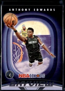 2023-24 Hoops #9 Anthony Edwards Skyview Minnesota Timberwolves - Picture 1 of 2