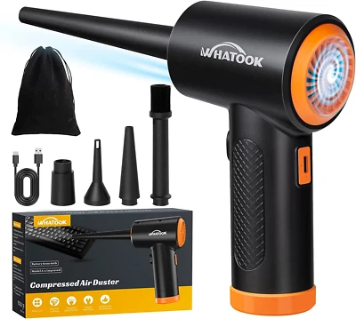 Soffiatore Aria Compressa per Polvere Senza Fili USB 3 Velocità 60.000Giri/Min  - Immagine 1 di 4