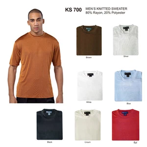Herren Strickpullover 80% Rayon 20% Polyester kurze Ärmel Gr. M-4XL KS 700 - Bild 1 von 14