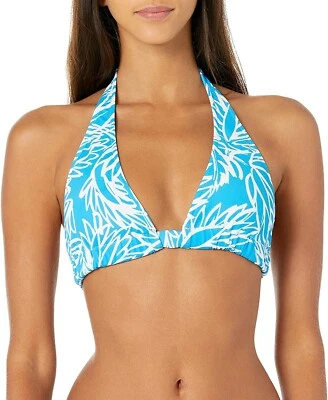 Milly 261069 Women Lotus Nikia Bikini Top Swimwear Blue Size Small - Image 1 of 2
