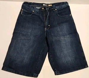 Southpole Shorts Mens 34 Navy Blue Baggy Streetwear Skater Denim - Picture 1 of 4