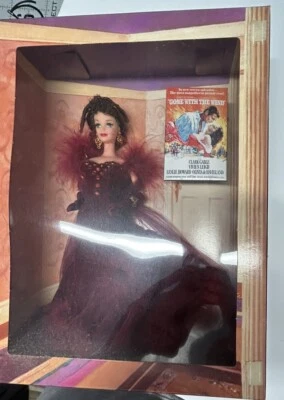 Barbie as Scarlett O'Hara Red Dress Gone With The Wind 1994 Mattel #12815 - Image 1 of 4