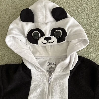 Толстовка с капюшоном Nick & Nora One Piece Puppy пижама M черно-белая одежда для отдыха - Изображение 1 из 4