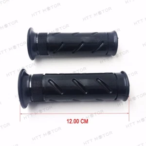 HongK Motorcycle Bike Cafe Racer 1" 25mm Rubber Handlebar Hand Grip Bar End - Picture 1 of 4