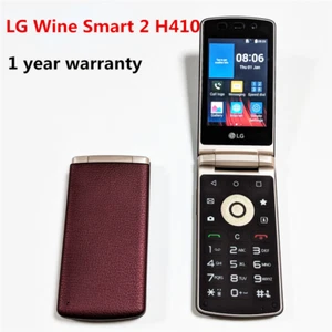 LG Wine Smart2 H410 Android TouchScreen Big Keyboad 4G LTE Unlocked Flip Phone - Picture 1 of 18