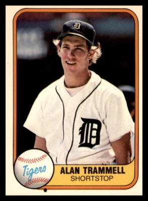 Fleer #461 1981 Alan Trammell Detroit Tigers Foto 1 de 2