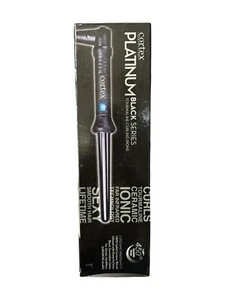 CORTEX PLATINUM BLACK SERIES TOURMALINE CURLING IRON 1" - NEW - Picture 1 of 3