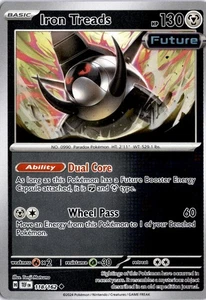 Iron Treads 118/162 Future Stamped Uncommon Reverse Holo TEF EN - Picture 1 of 2