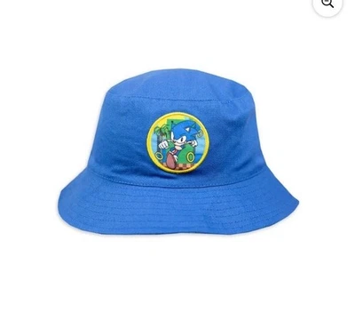 Sonic The Hedgehog Reversible Unisex Niños Playa Sol Cubo Sombrero Talla Única Usado en Excelente Condición Foto 1 de 4