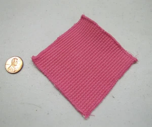 Fisher Price Loving Family Dollhouse Waffle Pink Girl Baby Blanket Nursery Rare - Picture 1 of 3