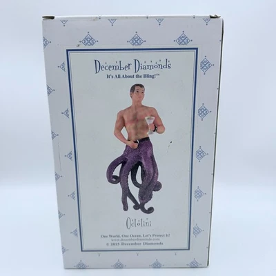 Rare December Diamonds Octotini Merman Ornament 2015 New in Box - Retired - Image 1 of 2