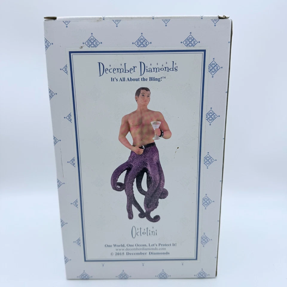Rare December Diamonds Octotini Merman Ornament 2015 New in Box - Retired - Image 1 of 2