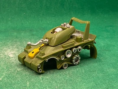 ORIGINAL AURORA AFX MAGNA-TRACTION # 1924, PEACE TANK BODY, GREEN, RUNNER - Image 1 of 4