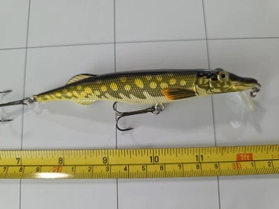 CABELA'S IMAGEN REAL HDS ESOX MINNOW SEÑUELO DE PESCA LUCIO ALMIZCLE Foto 1 de 4