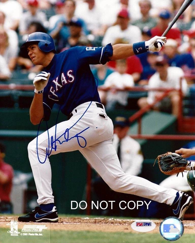 Alex Rodriguez TEXAS RANGERS Signed Autographed REPRINT 8x10 Photo RP 3 - Image 1 of 1