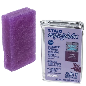 T.Taio Esponjabon 2 en 1 Jabón Esponja (Lavanda) - Imagen 1 de 2