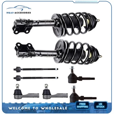 For NISSAN SENTRA 2002-2006 1.8L Front Quick Complete Struts Sway Bar Tie Rod - Image 1 of 4