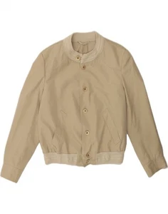 Chaqueta Bomber C&A Mujer Reino Unido 14 Grande Beige Poliéster CV44 - Imagen 1 de 3