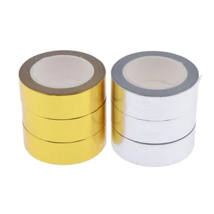 6 Rolls Sticker Paper Masking Tape Pack Decorative Thin - Picture 1 of 6