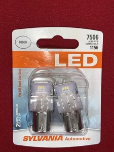 SYLVANIA 7506 BLANCO SYL LED MINI BOMBILLA, PAQUETE DE 2 TAMBIÉN REEMPLAZA 1156 - Imagen 1 de 2