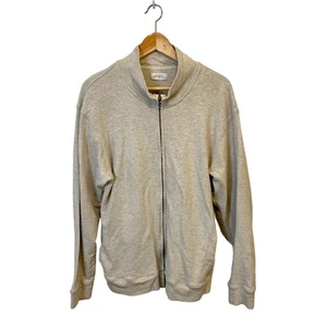 Saturdays New York City Men's Gray Zip Up Cotton Long Sleeve Sweatshirt Medium - Picture 1 of 14