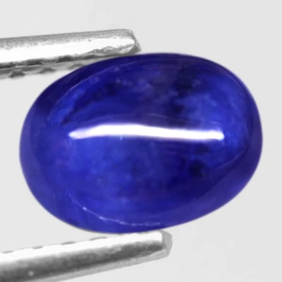 1.16Ct. Natural Gemstone Sapphire Cornflower Blue Color Oval Cabochon Mozambique - Image 1 of 4