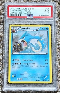 GYARADOS #24/124 Rare 2012 POKÉMON B & W Dragons Exalted HOLO PSA 9 MINT LOW POP - Picture 1 of 2